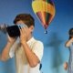 Two children using virtual reality