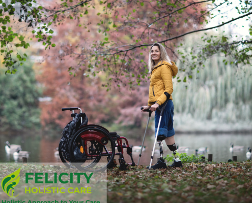 Empowering mobility and inclusion at Felicity Holistic Care - supporting walkers and wheelchair users