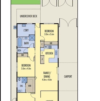 support-independent-living-geelong-2-floor-plan-felicity-holistic-care SIL house in Geelong showing the floor plan