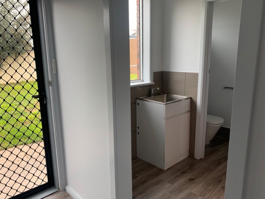 SIL house 2 in Shepparton Laundry